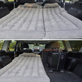 NNEAGS Grey Inflatable Car Boot Mattress Portable Camping Air Bed Travel Sleeping Essentials