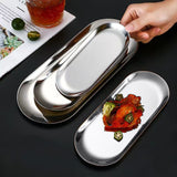 NNEAGS Gold Nordic Oval Plate Set Small, Medium, and Large for 3 Pieces Kitchen