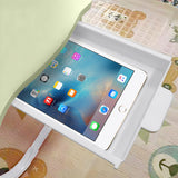 NNEAGS Green Portable Bed Table Adjustable Folding Mini Desk With Mini Drawer and Cup-Holder Home Decor