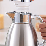 NNEAGS 2X 2.3L Stainless Steel Kettle Insulated Vacuum Flask Water Coffee Jug Thermal