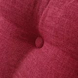 NNEAGS 2X 180cm Rose Red Triangular Wedge Bed Pillow Headboard Backrest Bedside Tatami Cushion Home Decor