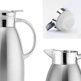 NNEAGS 2.3L Silver Double-Wall vacuum with 2 layers stainless steel Construction Thermal Flask