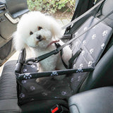 NNEAGS Waterproof Pet Booster Car Seat Breathable Mesh Safety Travel Portable Dog Carrier Bag Black