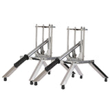 NNEAGS 2X Commercial Potato French Fry Fruit Vegetable Cutter Stainless Steel 3 Blades