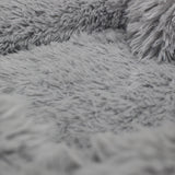 NNEAGS Black Dual-purpose Cushion Nest Cat Dog Bed Warm Plush Kennel Mat Pet Home Travel Essentials