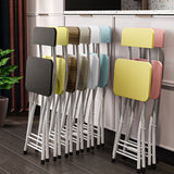 NNEAGS White Maple Foldable Chair Space Saving Lightweight Portable Stylish Seat Home Decor Set of 2
