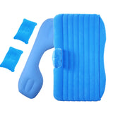 NNEAGS Blue Stripe Inflatable Car Mattress Portable Camping Rest Air Bed Travel Compact Sleeping Kit Essentials