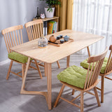 NNEAGS Green Square Cushion Soft Leaning Plush Backrest Throw Seat Pillow Home Office Sofa Decor