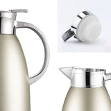 NNEAGS 1.8LSilver Double-Wall vacuum with 2 layers stainless steel Construction Thermal Flask
