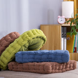 NNEAGS 2X Coffee Square Cushion Soft Leaning Plush Backrest Throw Seat Pillow Home Office Decor