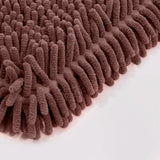 NNEAGS 80x12 Coffee Microfiber Flat Mop Floor Cleaning Pads Rotating Dust Remover