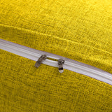 NNEAGS 2X 180cm Yellow Triangular Wedge Bed Pillow Headboard Backrest Bedside Tatami Cushion Home Decor