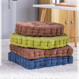 NNEAGS 2X Coffee Square Cushion Soft Leaning Plush Backrest Throw Seat Pillow Home Office Decor