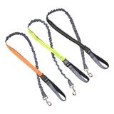 NNEAGS Orange Adjustable Hands-Free Pet Leash Bag Dog Lead Walking Running Jogging Pet Essentials