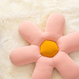 NNEAGS 2X Pink Daisy Flower Shape Cushion Soft Leaning Bedside Pad Floor Plush Pillow Home Decor
