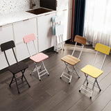 NNEAGS White Maple Foldable Chair Space Saving Lightweight Portable Stylish Seat Home Decor Set of 2