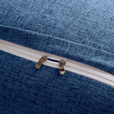NNEAGS 2X 180cm Blue Triangular Wedge Bed Pillow Headboard Backrest Bedside Tatami Cushion Home Decor
