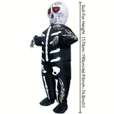 NNETM Halloween Skull Ghost Inflatable Costume Adult