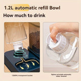 NNETM Water Dispensers Set for Cats & Dogs Automatic Pet Feeders