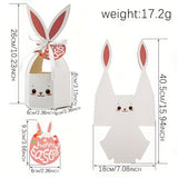NNETM 12pcs Easter Bunny Ear Gift Boxes, Spring Party Favors