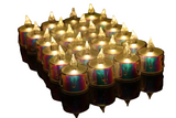 NNETM Radiant Glow: Set of 24 LED Electronic Candles