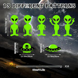NNETM Glow in Dark Halloween Yard Sign Set