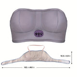NNETM Relaxing Electric Breast Massager with USB Charging(Silvery Grey)