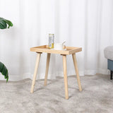 NNETM Create a cozy nook with the Solid Rattan Side Table, a testament to craftsmanship