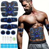 NNETM Rechargeable Remote Control Abdominal Muscle Toner, Muscle Trainer, Body Muscle Stimulator EMS Massager- Tone Your Abs, Hips, And Buttocks At Home