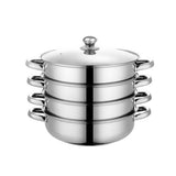 TOQUE Stainless Steel Steamer Meat Vegetable-1910112821643972608