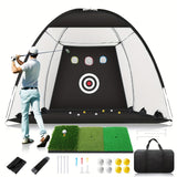 NNETM Golf Practice Net with Mat & Target