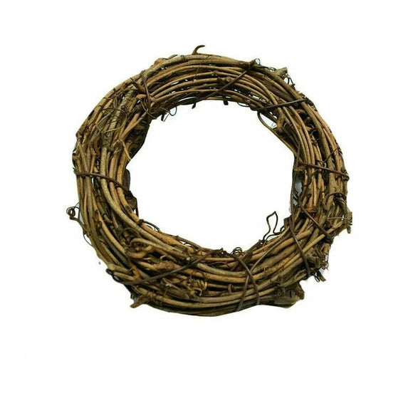 NNEOBA Christmas Rattan Wreath Ring Garland for Holiday Decor