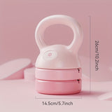 NNETM Adjustable Weight Kettlebell - 12lb Versatile Fitness Essential(Pink)