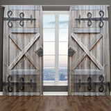 NNETM Waterproof Vintage Door Curtains with Timeless Appeal
