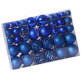 NNEOBA Christmas Tree Baubles - Blue (100-Piece Set)