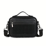 NNETM Studded Square Crossbody Bag