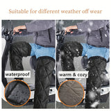 NNETM Winter Windproof Leg Shields Knee Pads Set