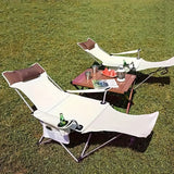 NNETM Portable Folding Chair with Pillow & Cup Holder