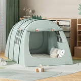 NNETM Green Dinosaur Oxford Cloth Kids Tent with Net