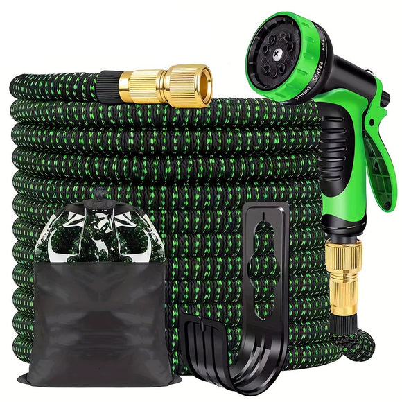 NNETM Expandable Garden Hose with 10-Function Spray Nozzle