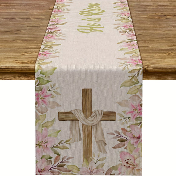NNETM Easter Table Runner Spring Party Decoration