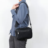 NNETM Studded Square Crossbody Bag