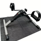 NNETM Foldable Mini Fitness Car with Display Screen - Black