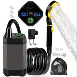 NNETM Portable Outdoor Shower – Rechargeable Self-Priming Camping System