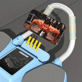 NNETM 1pc Automatic Rebound Abdominal Roller - Portable 4-Wheel