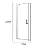 Levede Bath Shower Enclosure Screen-1910113265439084546