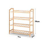Levede Bamboo Shoe Rack Storage Wooden-1937319837902704642