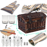 2 Person Picnic Basket Willow Baskets-1919892909658869762