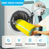 Shoe Washing Machine Bag with Soft Chenille Interior & Secure Zipper