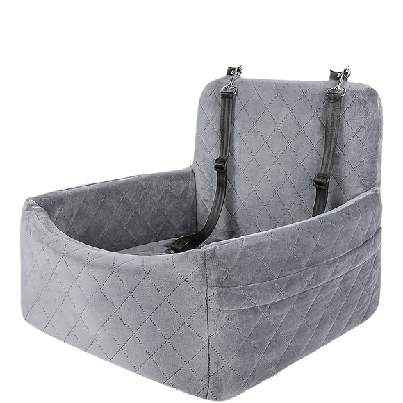 NNETM Portable Dog Car Seat with Safety Strap